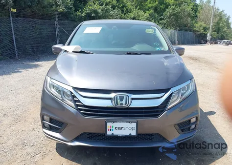 2019 Honda Odyssey Ex from USA, damaged, VIN 5FNRL6H55KB101444
